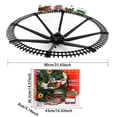 thumbnail image 3 of Rail Toys Train Xmas Tree Decoration Holiday Train Toy 35.64 Inch Diameter Train Set With Sound and Light Hanging Tree Xmas Decoration, 3 of 8