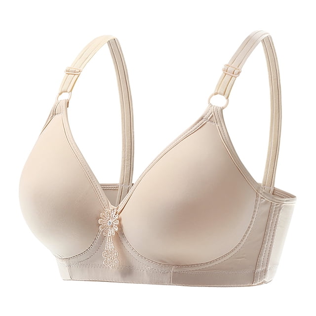 Soutien-gorge Brodé Brillant Confortable Respirant Sans Armatures