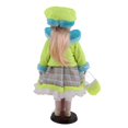 thumbnail image 4 of Esquirla Winter Porcelain Girls Dolls Model With Wooden Display Stand 16 inch, 4 of 8