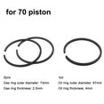thumbnail image 1 of Bgsha Air Compressor Piston Ring Pneumatic for 55 70 80 90 95 For FS100 105 FS120 Cylinder, 1 of 7