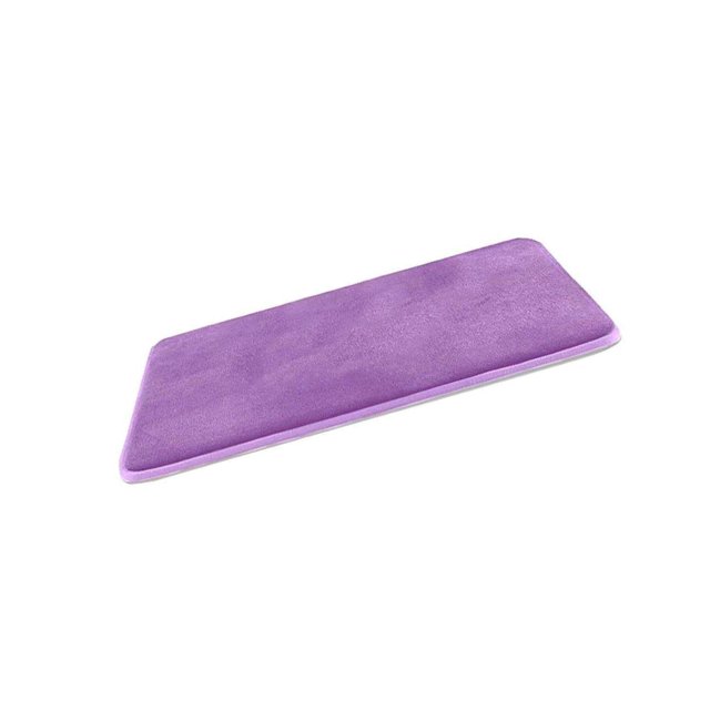 pitrice Memory Foam Bath Mat Non Velvet Bathroom Rug bath mat contour Slip Absorbent Mat Vevelt Bath Mat Purple 50x80cm