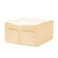 thumbnail image 1 of GROWTH TANK Microwave Cover Bread Machines Cover Storage Front Pockets Dust Countertop Beige, 1 of 9