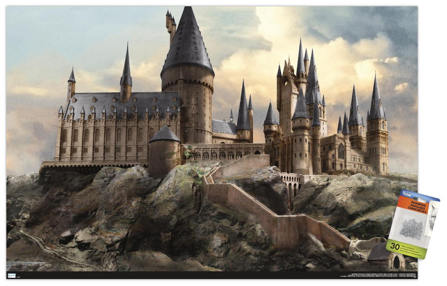 Le monde magique : Harry Potter - Poudlard au lever du soleil