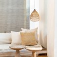 thumbnail image 3 of LAMPE SOLAIRE SUSPENDUE DEL A60 A/ABAT-JOUR OSIER, BLANC CHAUD, 3 of 3