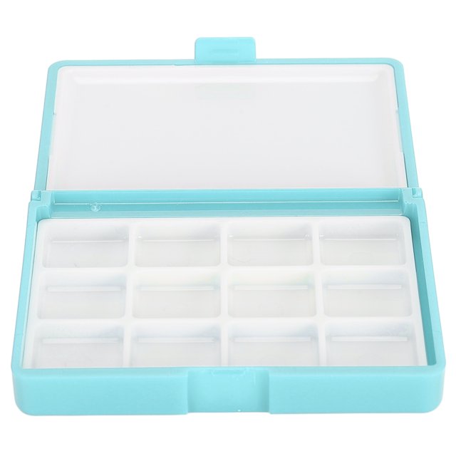Palettes de Conservation de Peinture Boîte à Aquarelle Rangement de Peinture, Palettes en Plastique Portables pour Artistes, Acryliques, Rouges à Lèvres, avec Design Partitionné pour un Accès et une Organisation Faciles