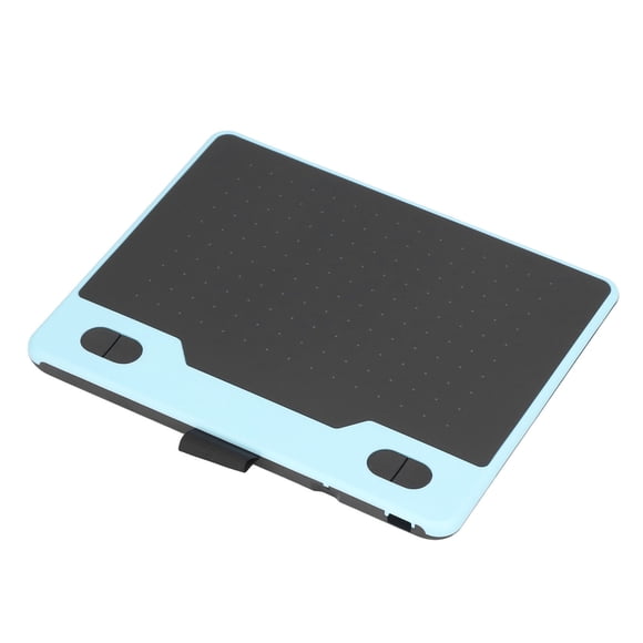 Fugacal Tablette de Dessin Graphique 155x100mm 5080LPI Induction Électromagnétique 8192 Niveaux de Pression USB Blanc Bleu