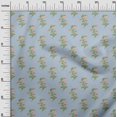 thumbnail image 3 of oneOone Polyester Spandex Dusty Blue Fabric Florals Fabric For Sewing Printed Craft Fabric By The Yard 56 Inch Wide, 3 of 4