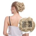 thumbnail image 1 of Women Comb Clip In Curly Hair Piece Chignon Updo Hairpiece Extension Hair Bunignons, 1 of 6