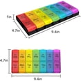 thumbnail image 3 of Extra Large Pill Organizer 2 Times a Day, Weekly XL AM PM Pill Case, 7 Day Pill Box Twice a Day, Oversized Daily Medicine Organizer for Vitamins, Big Pill Container, 3 of 6