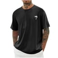 thumbnail image 1 of SDNall Shorts pour Hommes Hommes Imprimé Col Rond Décontracté Mode Manches Courtes Blouses Col Rond Chemises Chemises pour Hommes,T-Shirts à Manches Longues pour Hommes,Chemises à Manches Longues pour Hommes, 1 of 6