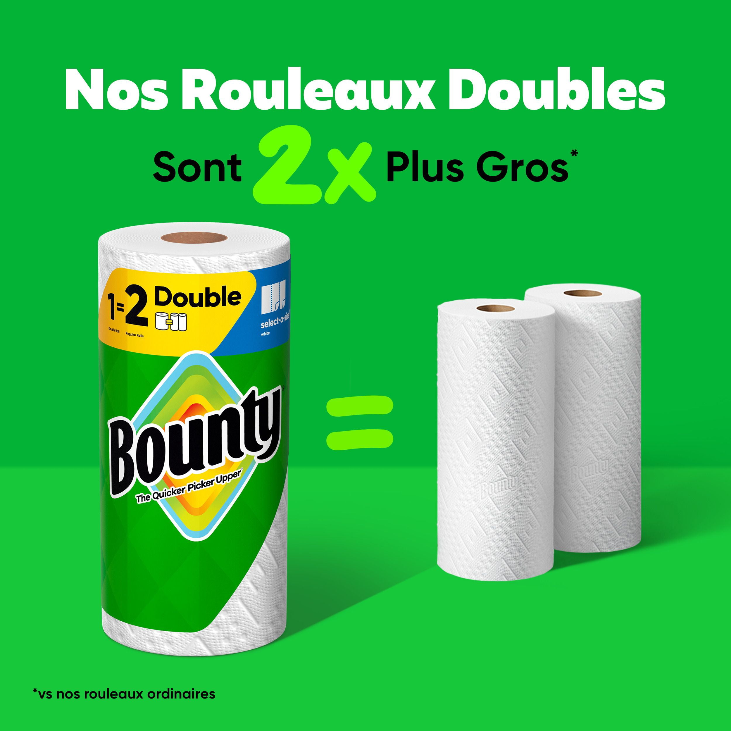 Bounty Paper Towel, 2 Rolls (4 Regular Rolls Equivalent)