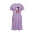 thumbnail image 4 of Chemises à Manches Courtes pour Femmes, Chemise de Nuit Courte Ample pour Femmes avec Imprimé sur la Poitrine, Robe de Nuit à Manches Courtes, Chemises de Nuit pour Femmes Douces, Chemises de Nuit pour Femmes Douces, Chemises à Manches Courtes pour Femmes, 4 of 7