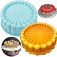 thumbnail image 2 of Moule à Gâteau Rond en Silicone pour Cuisine, Moule à Pain (1pcs, Rose), 2 of 5