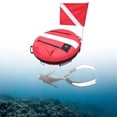 thumbnail image 2 of Diving Buoy Marker with Dive , Inflatable Float, Diver Signal Training Buoy, Red, 2 of 8