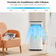 thumbnail image 3 of Gymax Climatiseur Portable 3 en 1 Unité de Climatisation Refroidisseur d'Air 8000 BTU 230 Pi2, 3 of 9