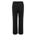 thumbnail image 3 of JMYHOAM Jeans for Women Ladies' Elastic Wide Leg High Waist Versatile Loose Straight Leg Jeans, 3 of 8