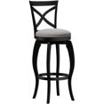 thumbnail image 1 of Bowery Hill Contemporary Swivel Bar Height Stool in Black, 1 of 8