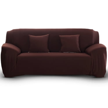 Polyester Spandex Sofa Cover, Elegant Durability Furniture Protector, Machine Washable Non-Slip Design Couch Cover for Your Home (1-Piece)