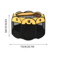 thumbnail image 3 of HHBEAUTY Parc Portable pour Chat pour Chats d'Intérieur Fermé, Petit Parc Pliable pour Chien Chiot Cage Chenil Cage Extérieur avec Toit Supérieur, Tente de Jeu Pop-Up Pliable pour Chaton pour Camping VR, 3 of 9