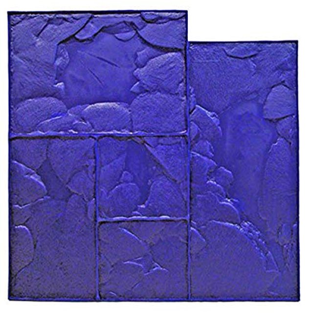 Bon Tool Tapis Floppy 12-940 - Bleu Cendré - 24 Pouces X 24 Pouces