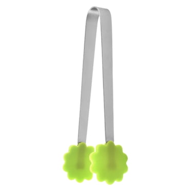 Ohufall Mini Pinces Alimentaires en Silicone en Acier Inoxydable pour Glaçons et Cubes de Café Pinces de Cuisine Pinces de Cuisson Pinces en Acier Inoxydable pour la Cuisson