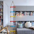 thumbnail image 3 of Climbing Rope Ladder with 6-Section Straps for Kids Playground Fitness Toys, 3 of 8