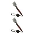 thumbnail image 1 of Redempat Stainless Steel Golf Club Brush Portable Solid Color Shoe Brushes Pink with Lid 2Set, 1 of 6