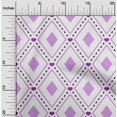 thumbnail image 2 of oneOone Polyester Spandex Purple Fabric Check Sewing Material Print Fabric By The Yard 56 Inch Wide, 2 of 4
