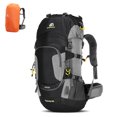 thumbnail image 1 of Sac de Sport Extérieur Imperméable 60L Randonnée Camping Escalade Cyclisme avec Housse de Pluie Noir, 1 of 7