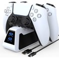 thumbnail image 1 of axGear Chargeur de Manette PS5 pour Playstation 5 DualSense Charge Rapide, 1 of 8