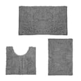 thumbnail image 2 of Boovnll Bathroom Rugs Set of 3, Super Absorbent Soft Chenille Solid Color Toilet Mat, Bath Mat Non-Slip Backing Quickly Drying for Bathroom, Kitchen, Pool, Bath Mats for Bathroom, 2 of 8