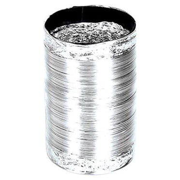 MasteelfCA Tuyau d'Évacuation Flexible en Papier D\'aluminium pour Cuisine, Conduit d'Air pour Ventilateur d'Évacuation de Fumée