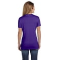 thumbnail image 3 of Hanes T-Shirt à Col en V Nano-T pour Femmes, TP, Violet, 3 of 3