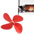 thumbnail image 4 of Lame de Ventilateur de Cheminée, Alliage d'Aluminium Conception Standard Meilleure Circulation d'Air Lame de Ventilateur de Poêle 4 Lames pour la Réparation Noir, Rouge, Or, Argent, Bronze, 4 of 8