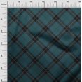thumbnail image 2 of oneOone Silk Tabby Fabric Tartan Check Print Sewing Fabric BTY 42 Inch Wide, 2 of 4