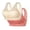 Orange, variant on Yuzhih 2 Pack Womens Lace Push up Everyday Bras Comfortable Wireless Bralettes V Neck Seamless Sleeping Basic Bras