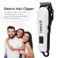 thumbnail image 3 of Kemei KM-809A Professional Digital Hair Trimmer Rechargeable Electric Haircut Machine LCD Display Hair Clipper Tool Sets selling, 3 of 5
