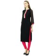 thumbnail image 1 of Phagun Kurta Droite en Georgette, Tunique de Designer, Haut Indien Chic, Kurti pour Femmes, 1 of 1