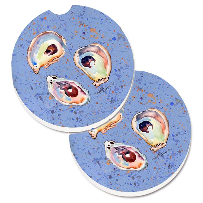 Oyster Set of 2 Cup Holder Car Coaster