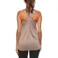 thumbnail image 4 of Chbgutlmr Womens Workout Tops Round Neck Sleeveless Loose Comfy Racerback Ruched Gym Athletic Yoga Tops, 4 of 6