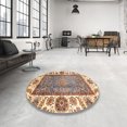 thumbnail image 3 of Ahgly Company Indoor Rectangle Abstract Sienna Brown Oriental Area Rugs, 2' x 5', 3 of 6
