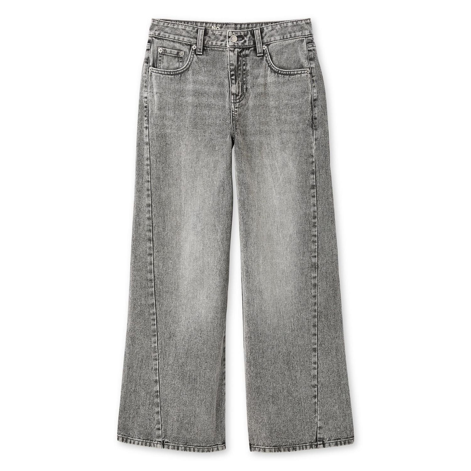 Jean à jambe large et taille mi-haute No Boundaries pour femmes