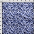 thumbnail image 4 of oneOone Polyester Lycra Blue Fabric Abstract Sewing Material Print Fabric By The Yard 56 Inch Wide, 4 of 4