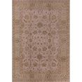 thumbnail image 1 of Ahgly Company Indoor Rectangle Mid-Century Modern Light Copper Gold Oriental Area Rugs, 7' x 10', 1 of 6