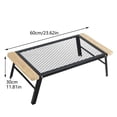 thumbnail image 2 of WMQPNNS New Trending Portable Barbecue Grill for Outdoor Camping Foldable Metal Bbq Rack with Storage Bag for Convenient Grilling Experience for Picnics and Backyard Cookouts, 2 of 6