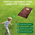 thumbnail image 4 of BotaniNest Solid Wood Vintage Cornhole Game Set One 22.8, 4 of 6
