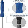 thumbnail image 2 of CHUANK 9ft Outdoor Market Table Patio Umbrella with Button Tilt and 8 Sturdy Ribs  Green, 2 of 6
