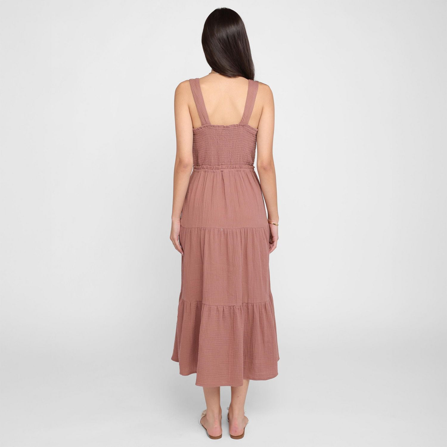 Devoted, Robe midi à volants, tailles XS XL