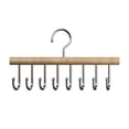 thumbnail image 2 of Cagogo under $5 Belt Hanger, Belt Hanger for Closet Organizers,Storage Belt Rack with 8 Hooks,Multifunction Sturdy Wooden Hanger,Tie and Scarf Organizer Rack,Wall Mount Accessory Holder, 2 of 6