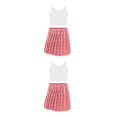 thumbnail image 1 of Baohd 1/2/3/5 Jupe Plissée Accessoires Faits à la Main pour 13 Poupées Habiller dans le Style Rouge Blanc 2PCS, 1 of 1